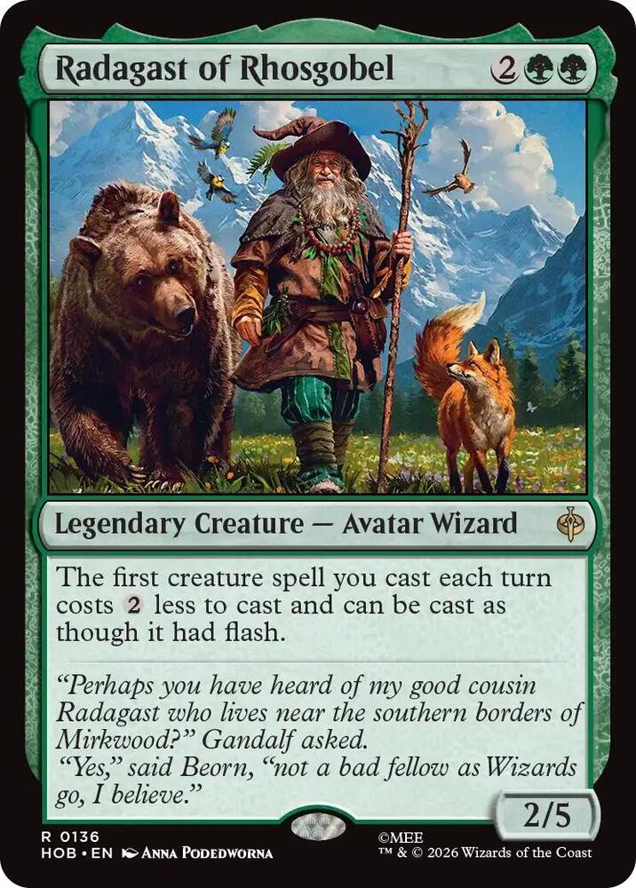 Radagast of Rhosgobel (136) [The Hobbit]