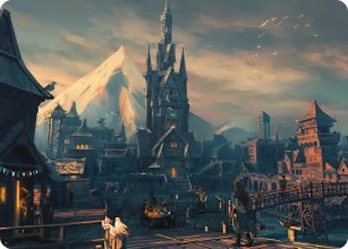 Lake-town Art Card (24) [The Hobbit Art Series]