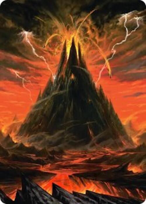 Mount Doom Art Card (39) [The Hobbit Art Series]