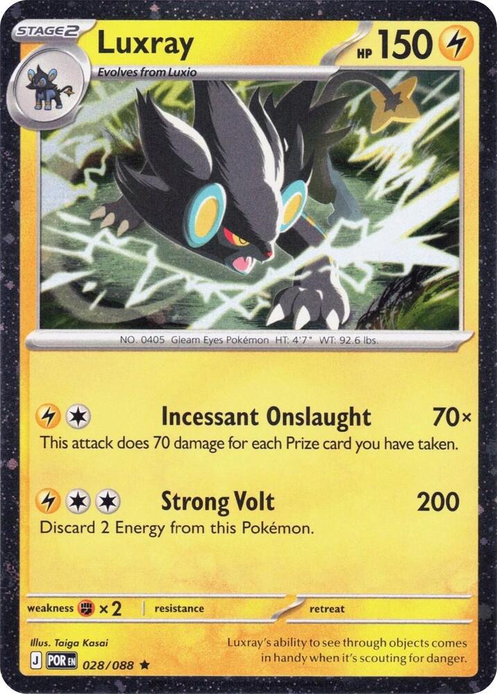 Luxray - 028/088 (Cosmos Holo) [Blister Exclusives]