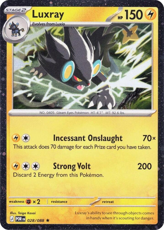 Luxray - 028/088 (Cosmos Holo) [Blister Exclusives]