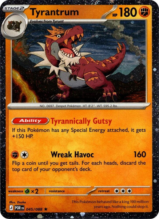 Tyrantrum - 045/088 (Cosmos Holo) [Blister Exclusives]