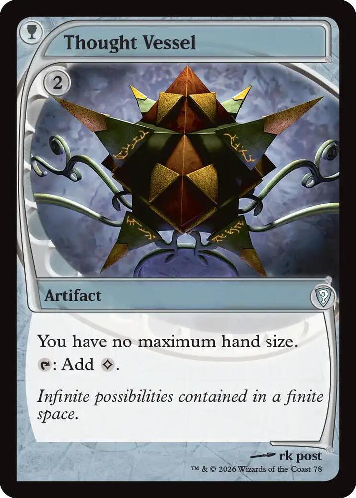 Thought Vessel (Future Sight) (78) [Mystery Booster Commander Edition]