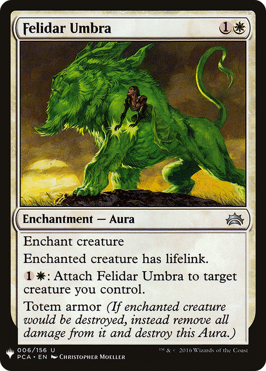Felidar Umbra (LIST-PCA-6) - The List