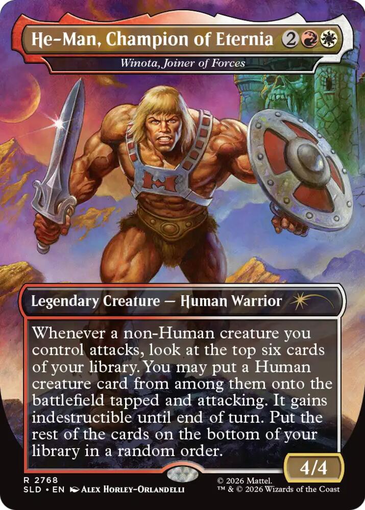 He-Man, Champion of Eternia - Winota, Joiner of Forces (2768) [Secret Lair Drop]