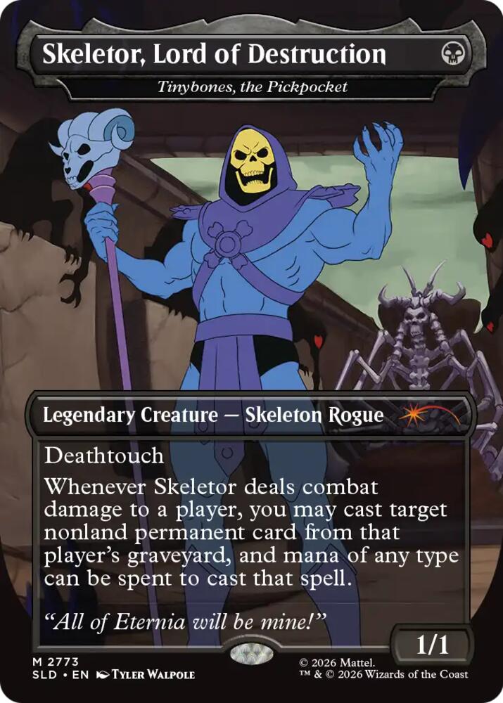 Skeletor, Lord of Destruction - Tinybones, the Pickpocket (2773) [Secret Lair Drop]