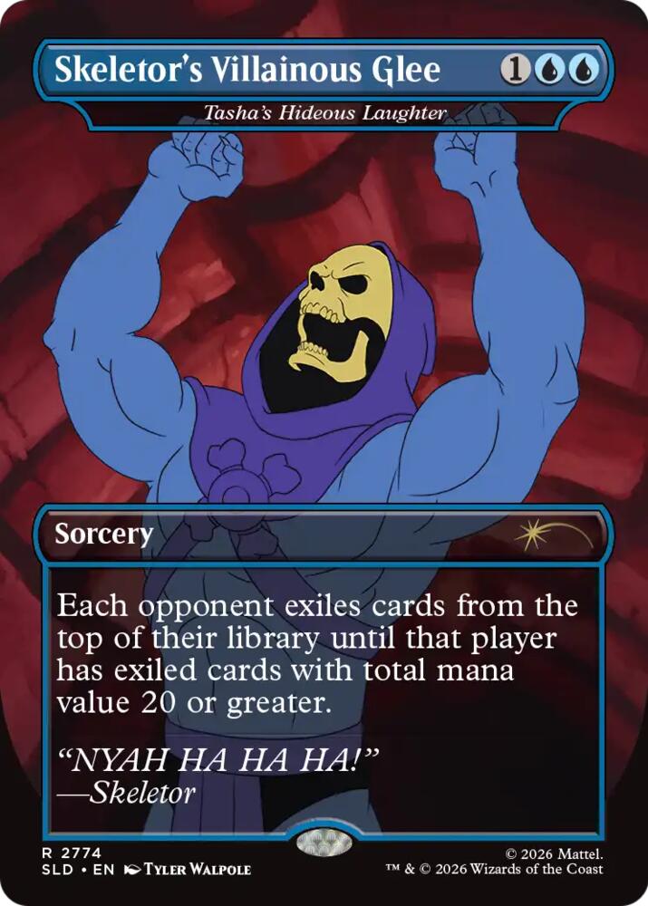 Skeletor's Villainous Glee - Tasha's Hideous Laughter (2774) [Secret Lair Drop]