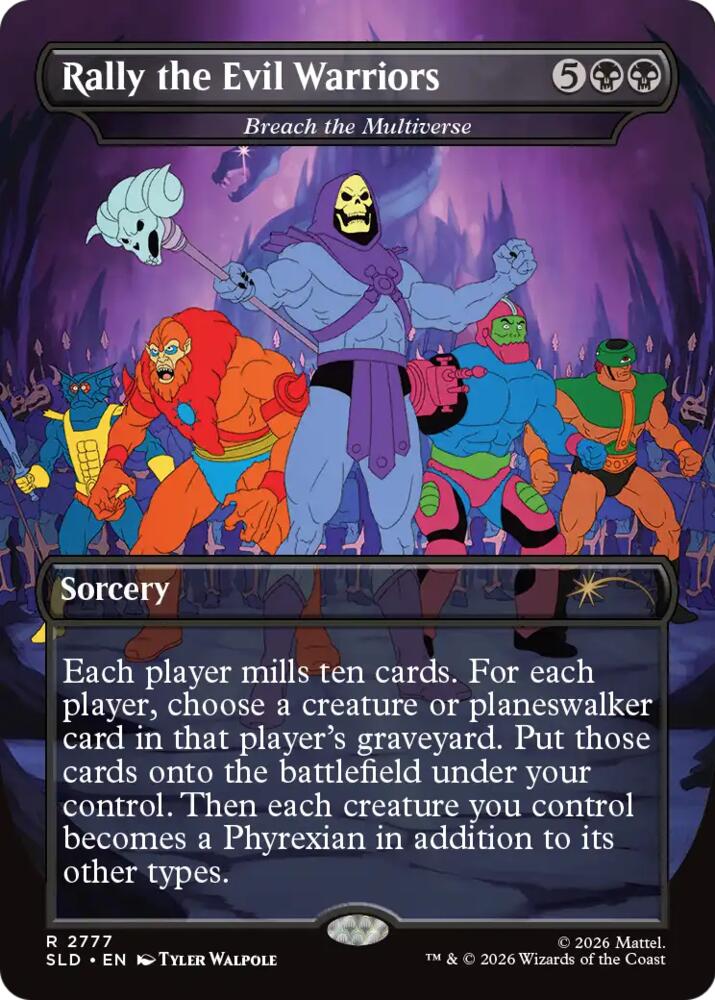 Rally the Evil Warriors - Breach the Multiverse (2777) [Secret Lair Drop]