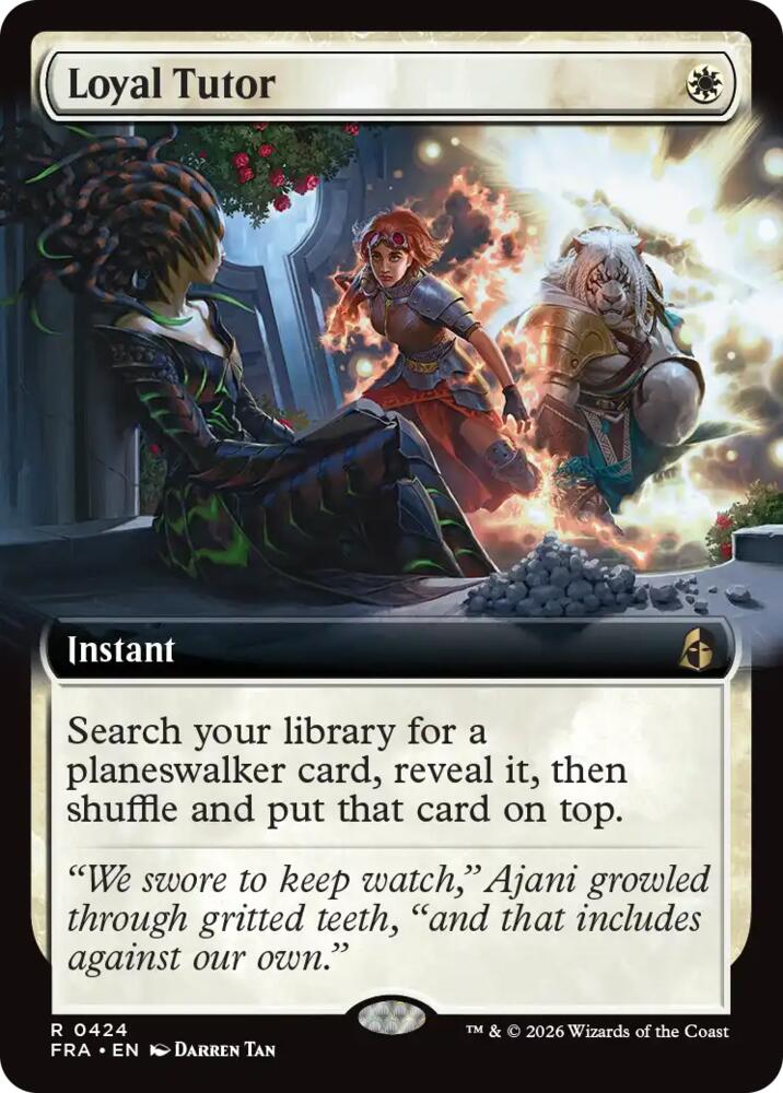 Loyal Tutor (Extended Art) (424) [Reality Fracture]