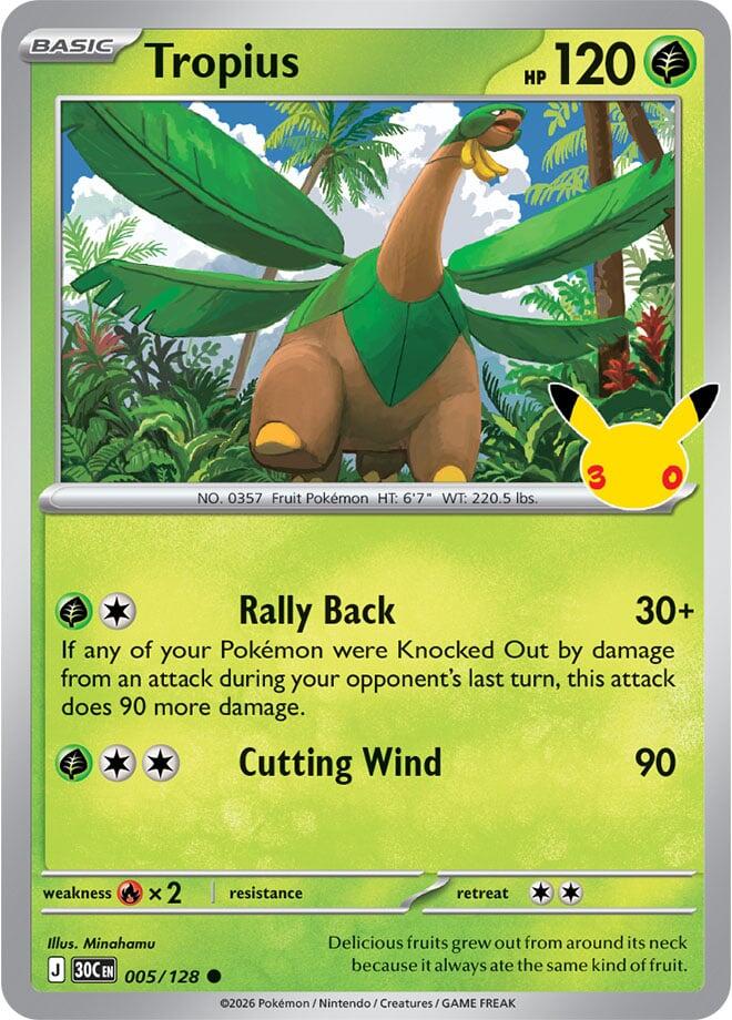 Tropius (005/128) [ME: 30th Celebration]