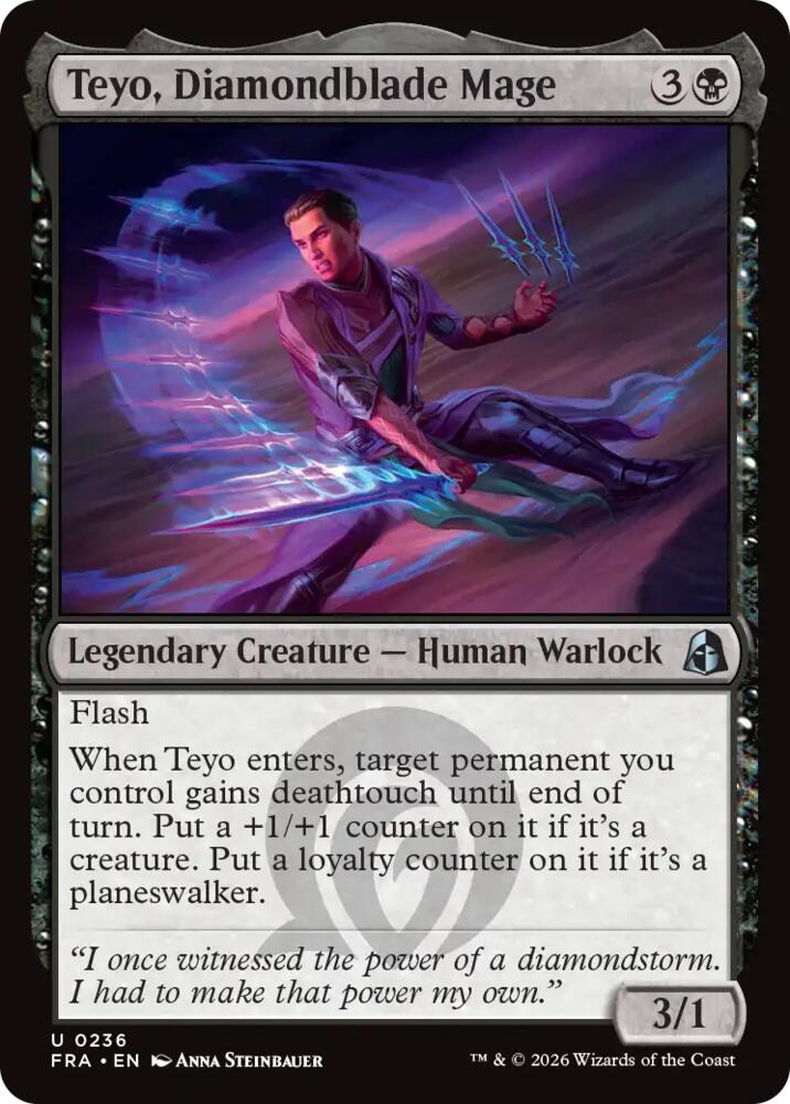 Teyo, Diamondblade Mage (236) [Reality Fracture]