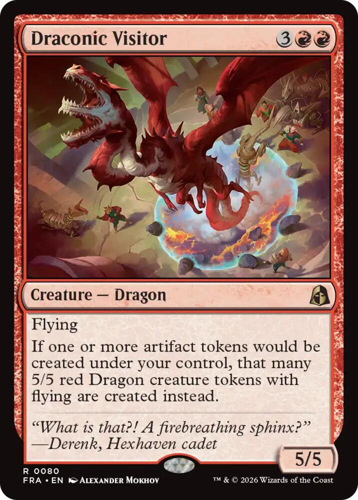 Draconic Visitor (80) [Reality Fracture]