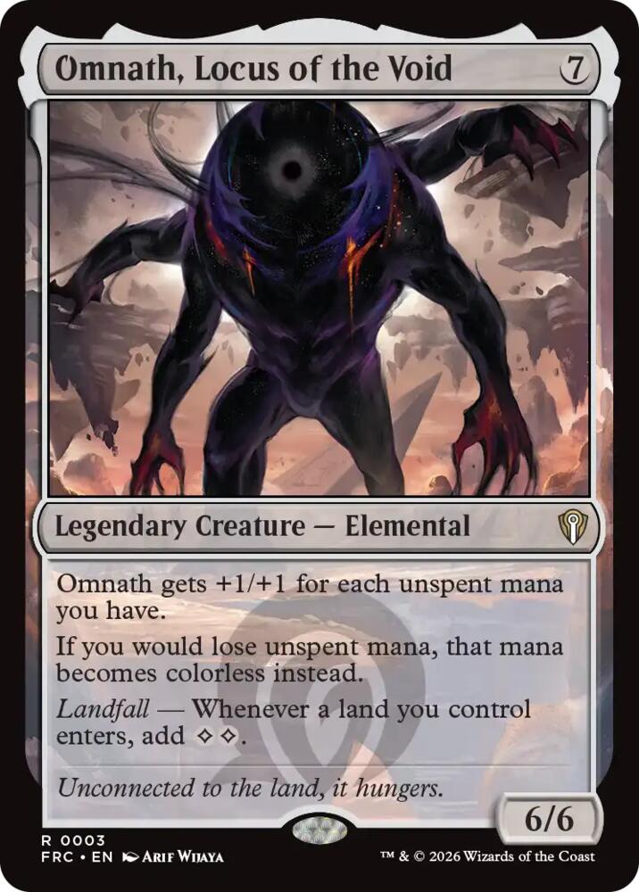 Omnath, Locus of the Void (3) [Reality Fracture Commander]