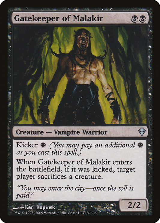Gatekeeper of Malakir (ZEN-089) - Zendikar Foil