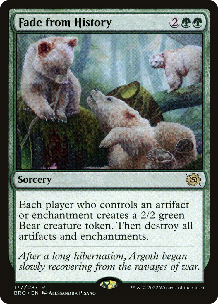 Fade from History (BRO-177) - The Brothers' War Foil