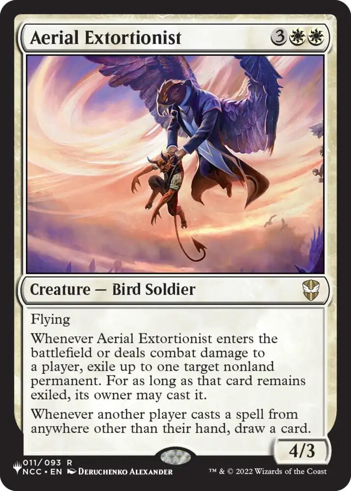 Aerial Extortionist (11) [The List]