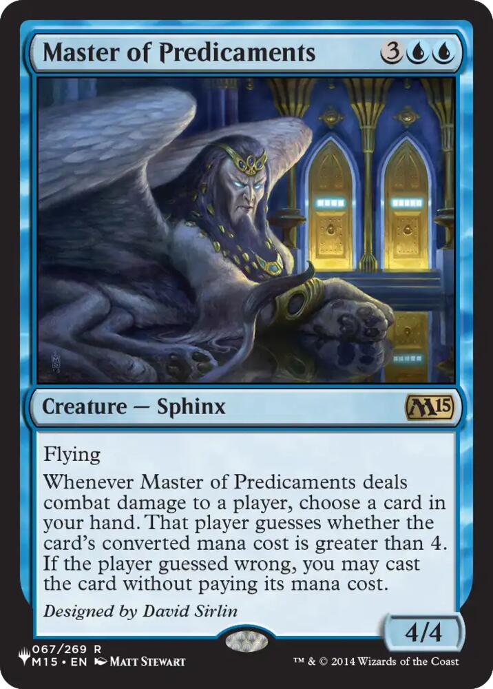 Master of Predicaments (67) [The List]