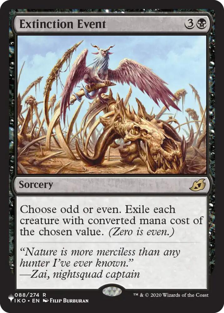 Extinction Event (88) [The List]