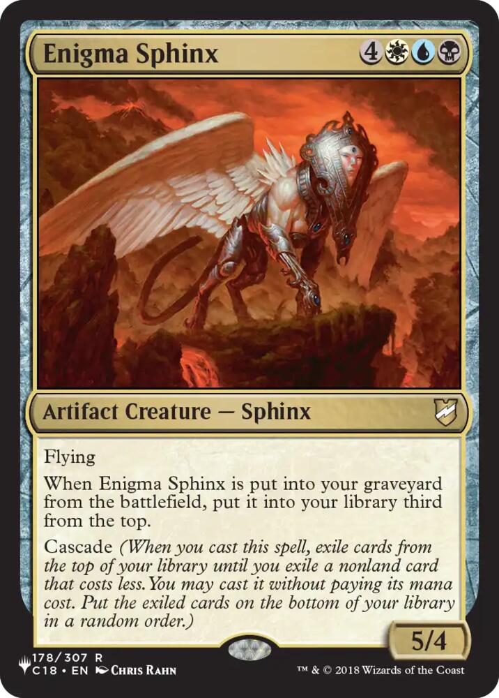 Enigma Sphinx (178) [The List]