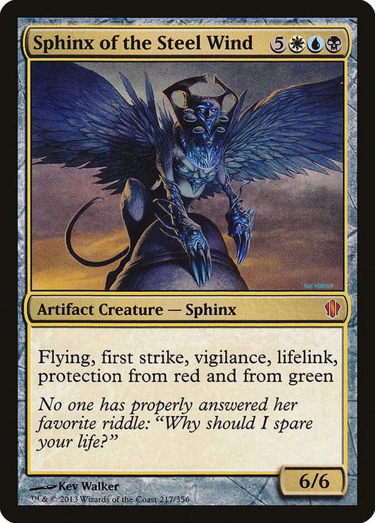Sphinx of the Steel Wind (217) [Commander 2013]