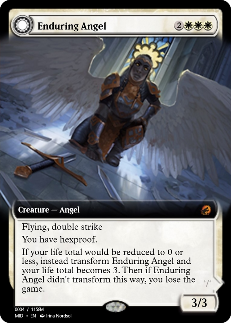 Enduring Angel // Angelic Enforcer (PRM-93888) - Magic Online Promos