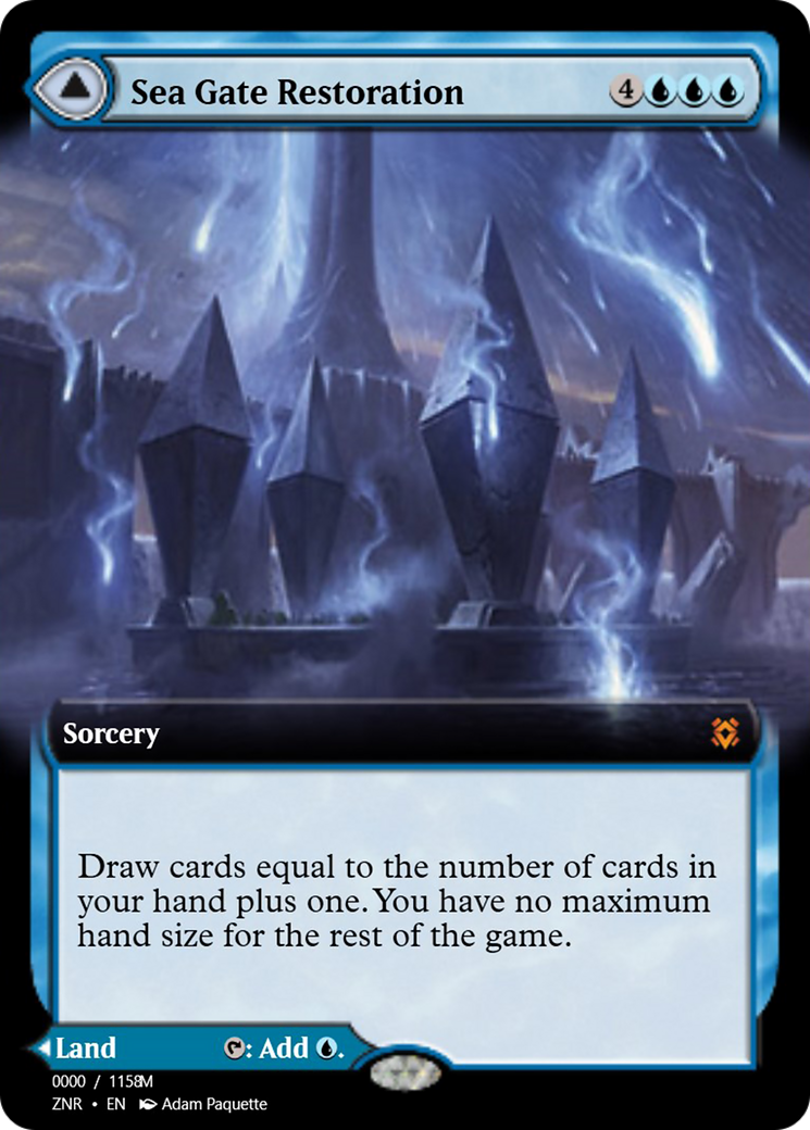 Sea Gate Restoration // Sea Gate, Reborn (PRM-83862) - Magic Online Promos Foil