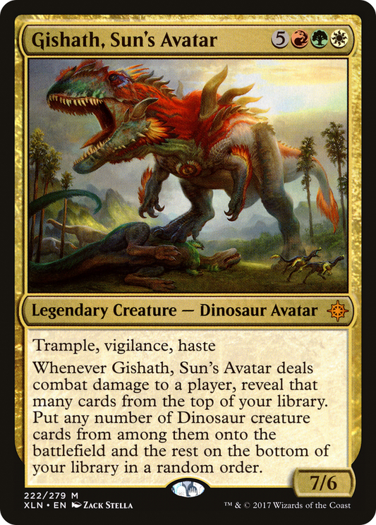 Gishath, Sun's Avatar (XLN-222) - Ixalan Foil