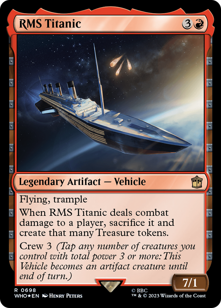 RMS Titanic (WHO-698) - Doctor Who Foil