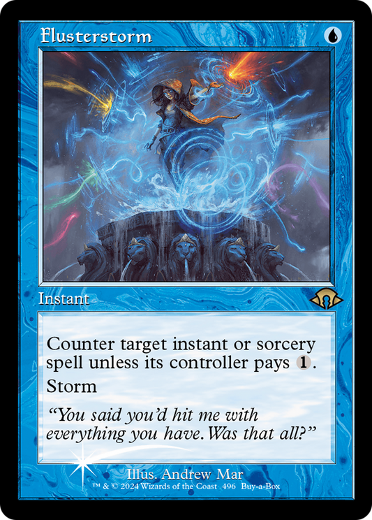 Flusterstorm (BABP-496) - Modern Horizons 3 Foil (Retro)