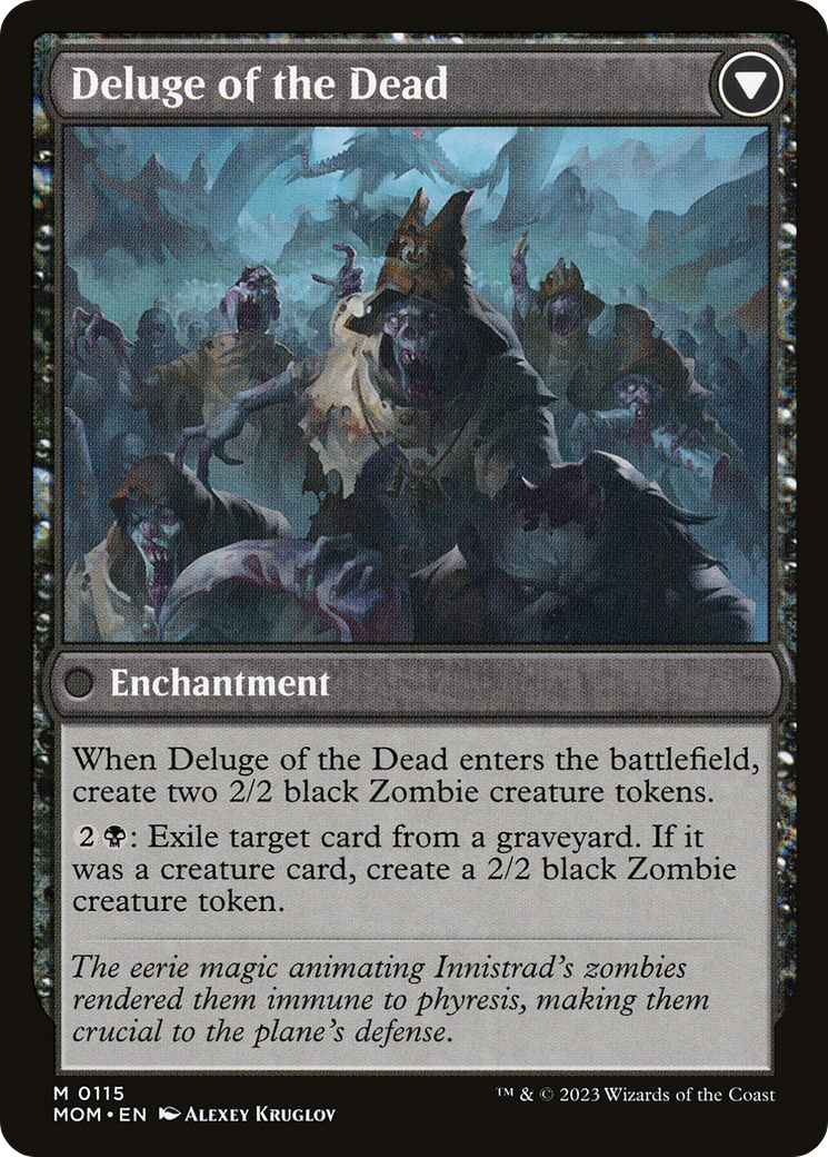 Invasion of Innistrad // Deluge of the Dead (MOM-115) - March of the Machine