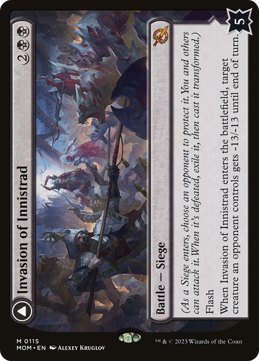 Invasion of Innistrad // Deluge of the Dead (MOM-115) - March of the Machine Foil
