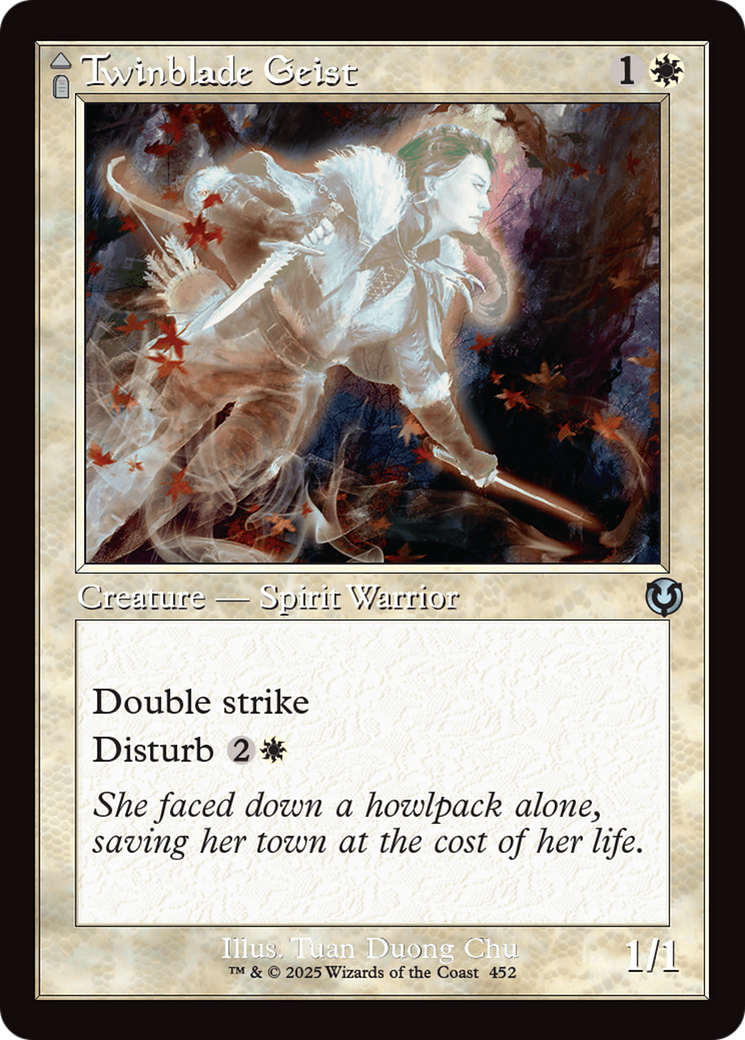 Twinblade Geist // Twinblade Invocation (INR-452) - Innistrad Remastered
