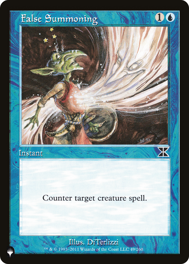 False Summoning (LIST-49/260) - The List