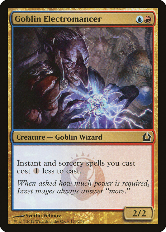 Goblin Electromancer (RTR-163) - Return to Ravnica
