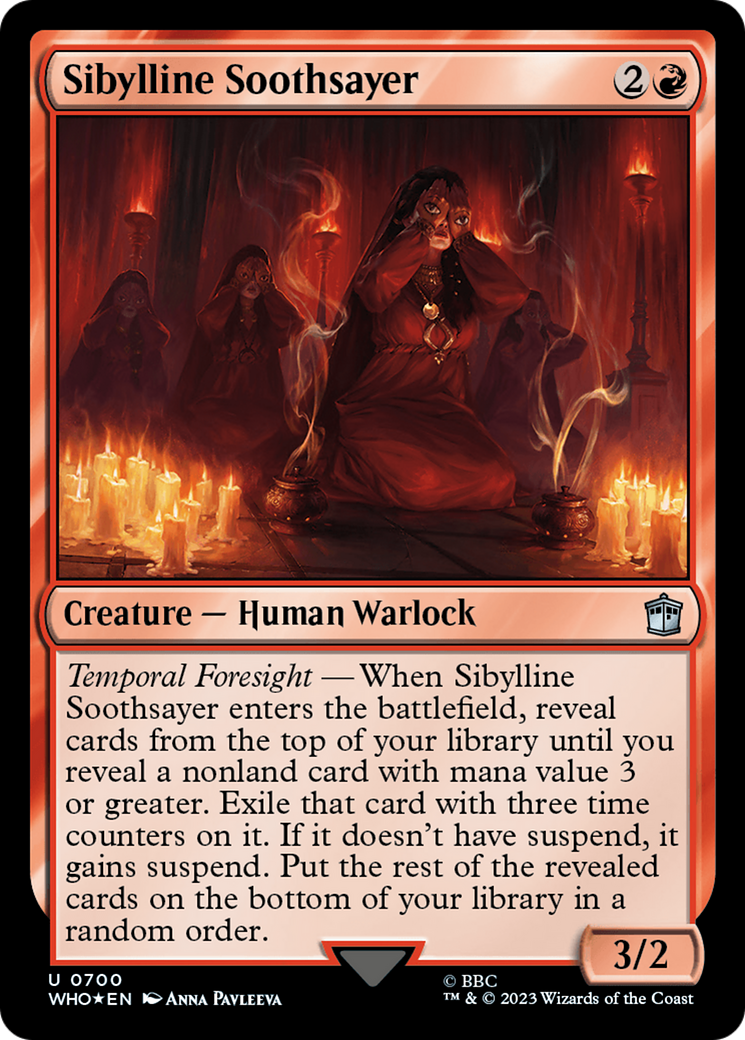 Sibylline Soothsayer (WHO-700) - Doctor Who Foil