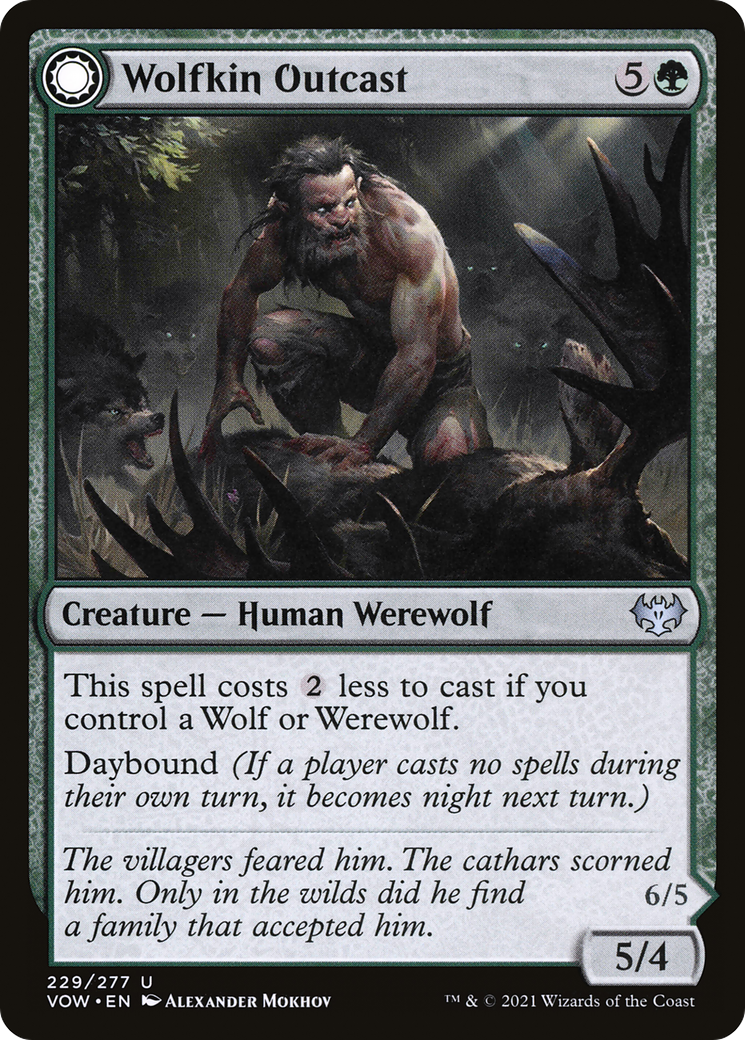 Wolfkin Outcast // Wedding Crasher (VOW-229) - Innistrad: Crimson Vow: (Double Faced Transform)