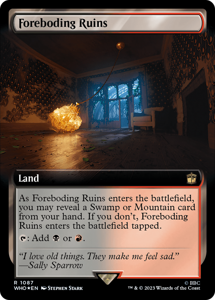 Foreboding Ruins (WHO-1087) - Doctor Who: (Extended Art) Foil