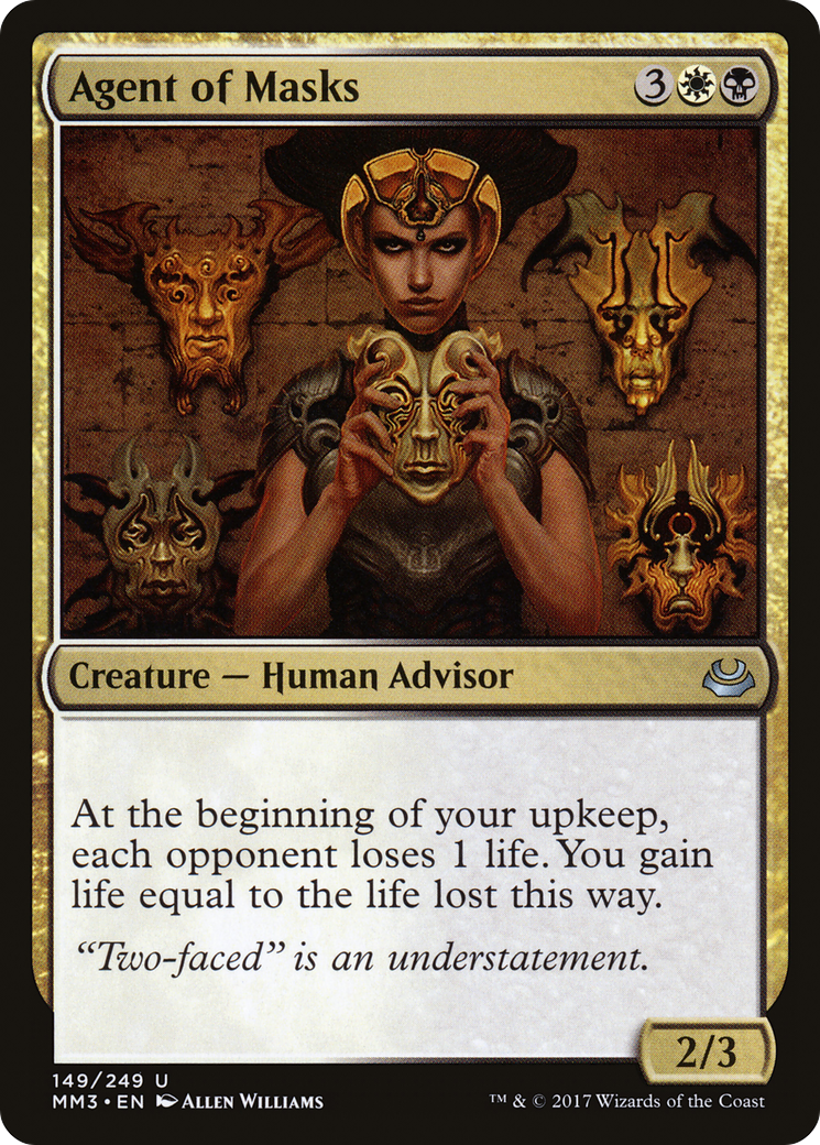 Agent of Masks (MM3-149) - Modern Masters 2017 Foil