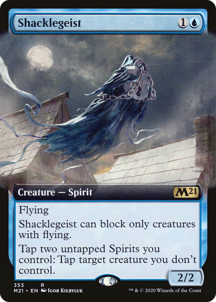 Shacklegeist (M21-353) - Core Set 2021: (Extended Art) Foil