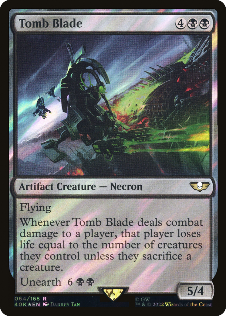 Tomb Blade (40K-64★) - Warhammer 40,000 Commander Foil