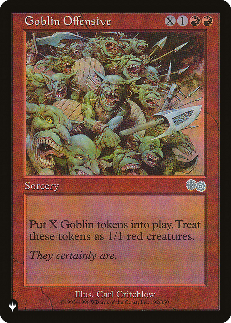 Goblin Offensive (LIST-USG-192) - The List