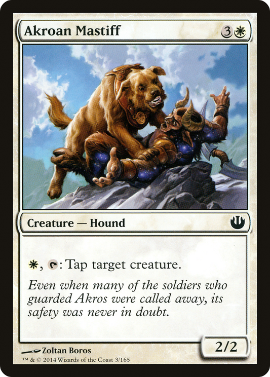 Akroan Mastiff (JOU-003) - Journey into Nyx Foil