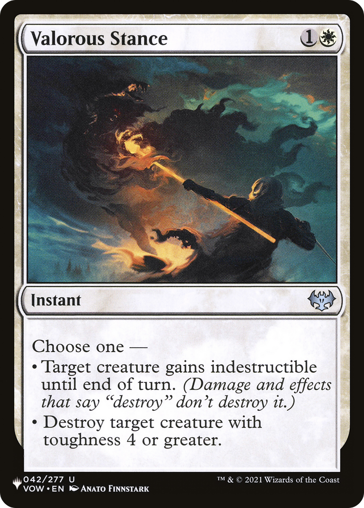 Valorous Stance (LIST-042/277) - The List