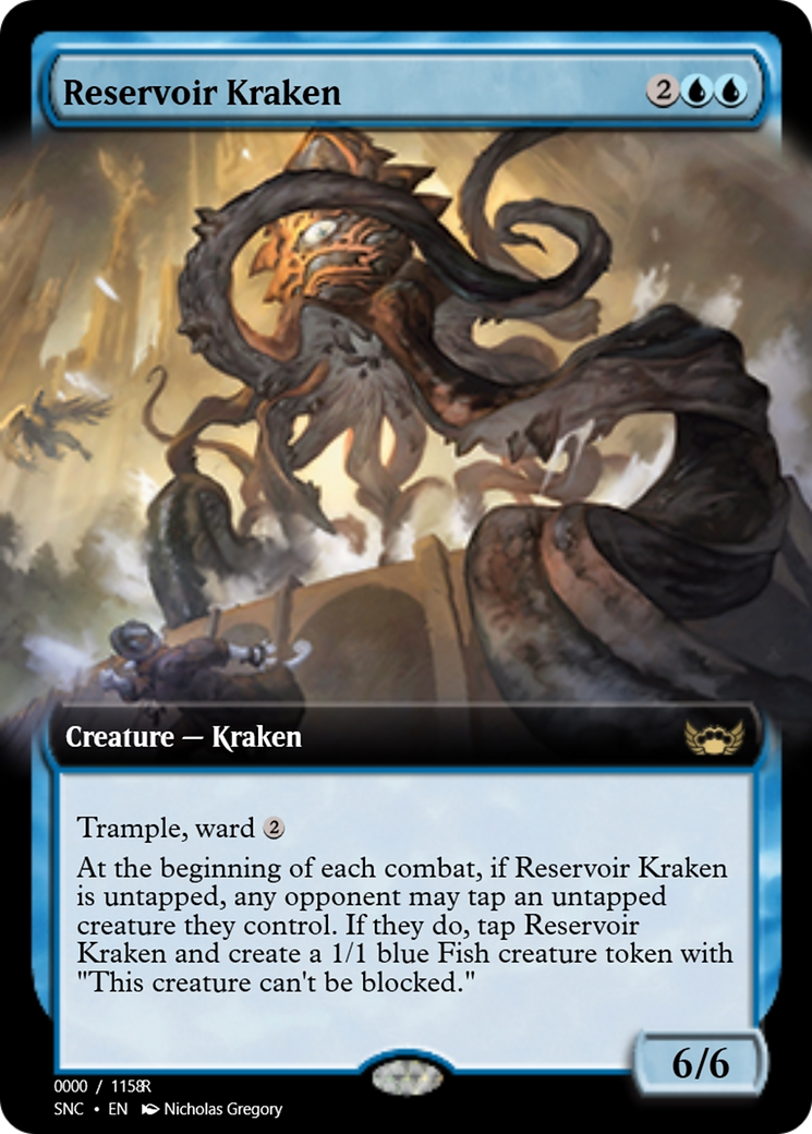 Reservoir Kraken (PRM-99737) - Magic Online Promos