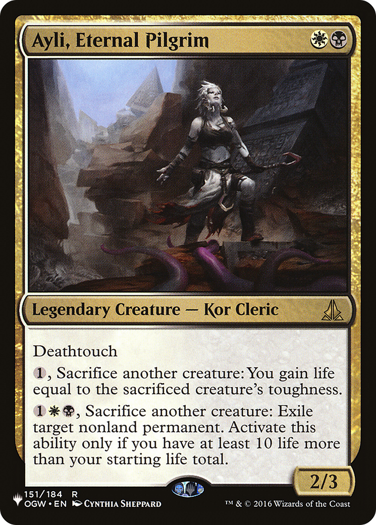 Ayli, Eternal Pilgrim (LIST-OGW-151) - The List