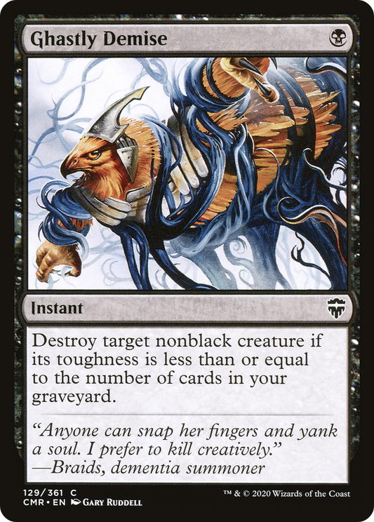 Ghastly Demise (CMR-129) - Commander Legends Foil