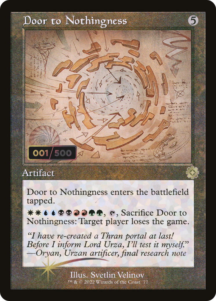 Door to Nothingness (BRR-077) - The Brothers' War Retro Artifacts Foil