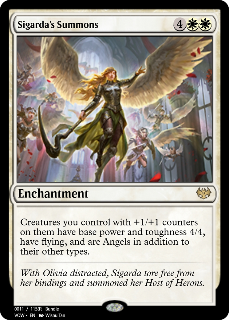 Sigarda's Summons (PRM-95261) - Magic Online Promos Foil