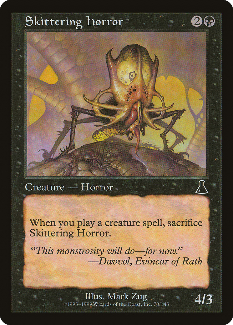 Skittering Horror (UDS-070) - Urza's Destiny