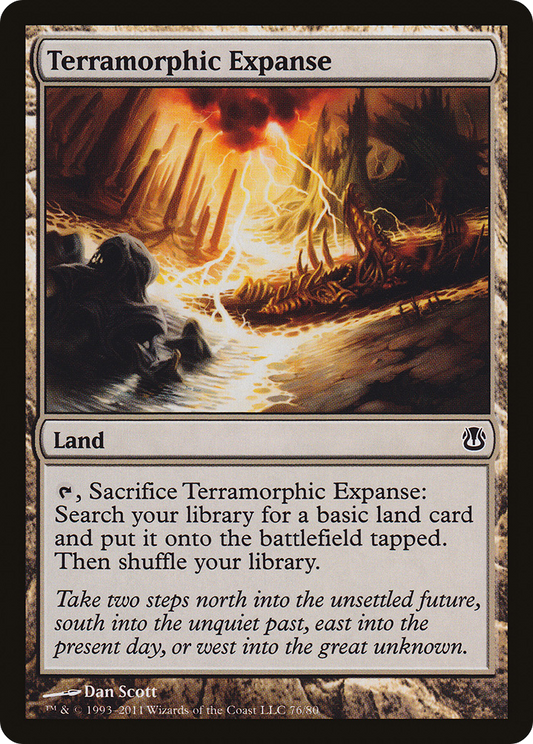 Terramorphic Expanse (DDH-076) - Duel Decks: Ajani vs. Nicol Bolas Foil